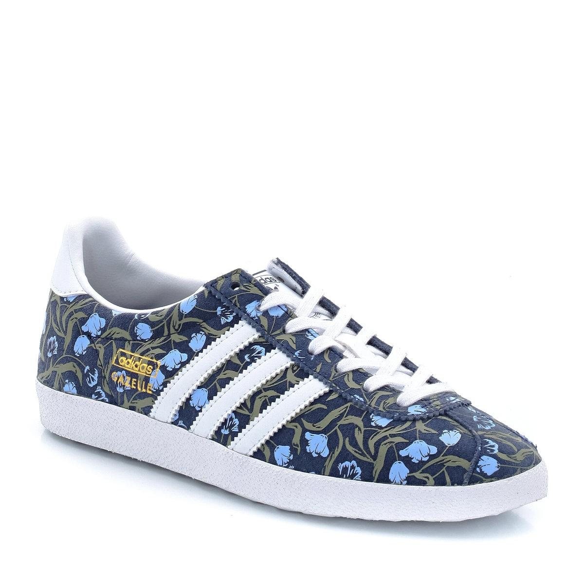 adidas gazelle femme a fleurs